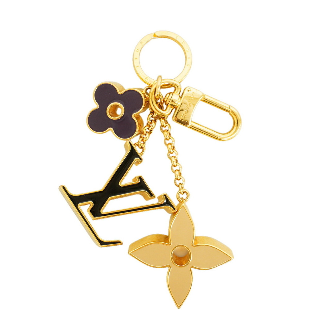 Louis Vuitton Keychain Charm Fleur de Monogram M01652 Multicolor Women's